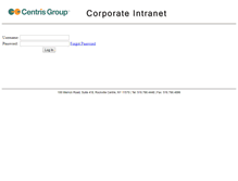 Tablet Screenshot of intranet.centrisgroup.com